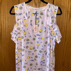 Juicy couture lemon could shoulder top